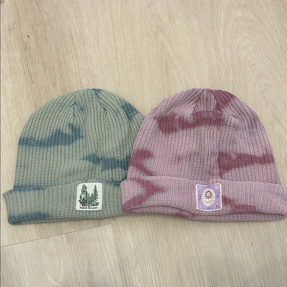 Parks Project Cotton Hats Pink and Green